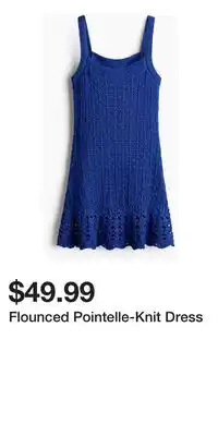 H&M Flounced Pointelle-Knit Dress offer