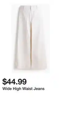 H&M Wide High Waist Jeans offer