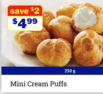 M & M Food Market Mini Cream Puffs offer
