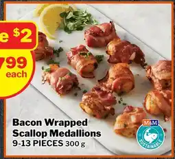 M & M Food Market Bacon Wrapped Scallop Medallions offer