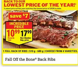 M & M Food Market Fall Off the Bone Back Ribs offer