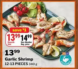 M & M Food Market Garlic Shrimp offer