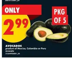 No Frills Avocados offer