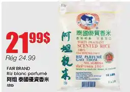 Btrust Supermarket FAIR BRAND Riz blanc parfumé offer