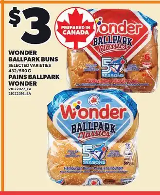 Independent City Market WONDER BALLPARK BUNS, 432/560 G offer