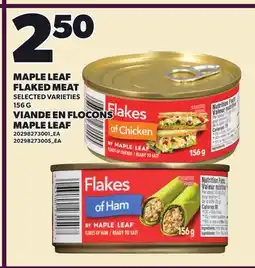 Independent City Market MAPLE LEAF FLAKED MEAT offer