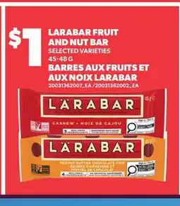 Independent City Market LARABAR FRUIT AND NUT BAR offer