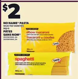 Independent City Market NO NAME PASTA offer