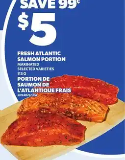 Independent City Market FRESH ATLANTIC SALMON PORTION offer