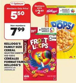 Independent City Market KELLOGG'S FAMILY SIZE CEREAL offer