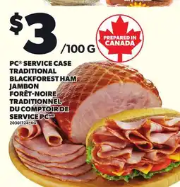 Independent City Market PC SERVICE CASE TRADITIONAL BLACKFOREST HAM JAMBON offer
