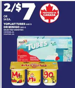 Independent City Market YOPLAIT TUBES, 448 G OR MINIGO, 360 G offer