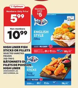 Independent City Market HIGH LINER FISH STICKS OR FILLETS offer