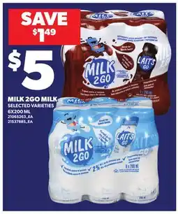 Independent City Market MILK 2GO MILK offer