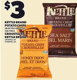 Independent City Market KETTLE BRAND POTATO CHIPS, 156/198 G offer