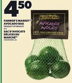 Independent City Market FARMER'S MARKET AVOCADO BAG, 5's offer