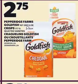 Independent City Market PEPPERIDGE FARMS GOLDFISH 167-200 G OR CRISPS 177 G offer