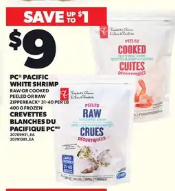 Independent City Market PC PACIFIC WHITE SHRIMP offer