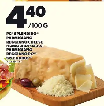 Independent City Market PC SPLENDIDO PARMIGIANO REGGIANO CHEESE offer