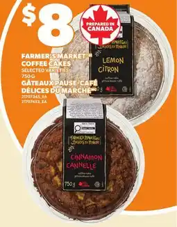 Independent City Market FARMER'S MARKET COFFEE CAKES offer