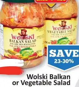 Starsky Wolski Balkan or Vegetable Salad offer