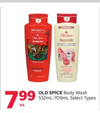 Rexall OLD SPICE Body Wash offer