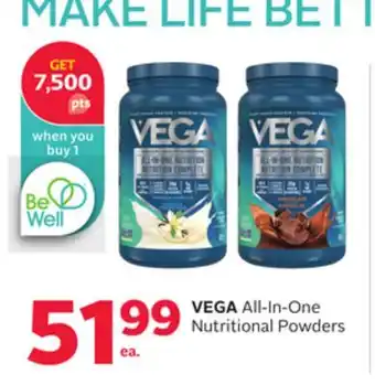 Rexall All-In-One Nutritional Powders offer