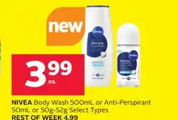 Rexall Body Wash 500mL or Anti-Perspirant 50mL or 50g-52g offer