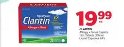 Rexall Allergy + Sinus Caplets 15's, Tablets 30's or Liquid Capsules 24's offer