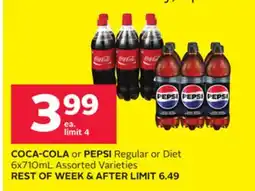Rexall COCA-COLA or PEPSI Regular or Diet offer