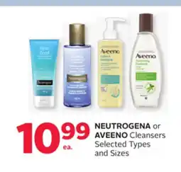 Rexall NEUTROGENA or AVEENO Cleansers offer