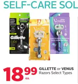 Rexall GILLETTE or VENUS Razors offer