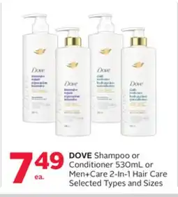 Rexall Shampoo or Conditioner 530mL or Men + Care 2-In-1 Hair Care offer