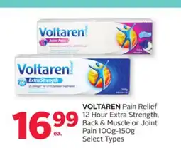 Rexall VOLTAREN Pain Relief 12 Hour Extra Strength, Back & Muscle or Joint Pain offer