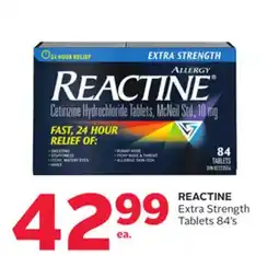 Rexall REACTINE Extra Strength Tablets offer