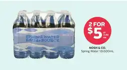Rexall NOSH & CO. Spring Water offer