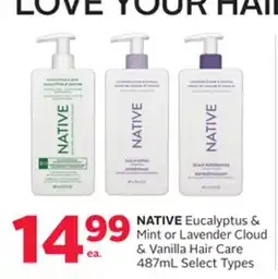 Rexall Eucalyptus & Mint or Lavender Cloud & Vanilla Hair Care offer