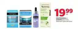 Rexall NEUTROGENA or AVEENO Face Care offer