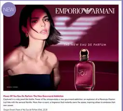 Shoppers Drug Mart Giorgio Armani Power of You Eau de Parfum offer