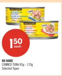 Shoppers Drug Mart NO NAME CANNED TUNA offer