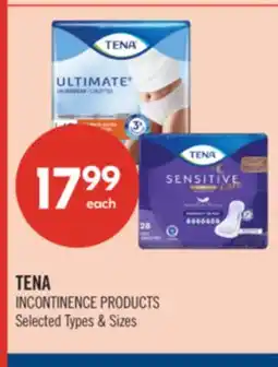 Shoppers Drug Mart TENA INCONTINENCE PRODUCTS offer