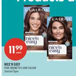 Shoppers Drug Mart NICE'N EASY PURE BRUNETTES HAIR COLOUR offer