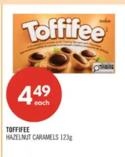 Shoppers Drug Mart TOFFIFEE HAZELNUT CARAMELS offer