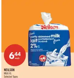Shoppers Drug Mart NEILSON MILK offer