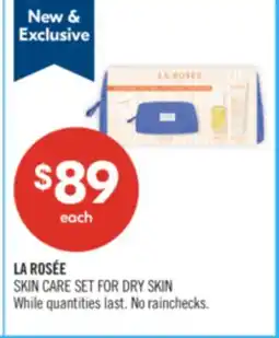 Shoppers Drug Mart LA ROSEE SKIN CARE SET FOR DRY SKIN offer
