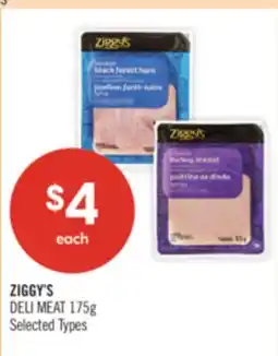 Shoppers Drug Mart ZIGGY'S DELI MEAT offer
