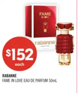 Shoppers Drug Mart RABANNE FAME IN LOVE EAU DE PARFUM offer