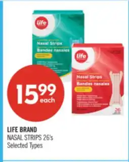 Shoppers Drug Mart LIFE BRAND NASAL STRIPS offer
