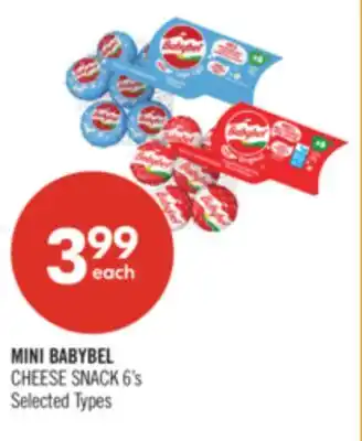 Shoppers Drug Mart MINI BABYBEL CHEESE SNACK offer