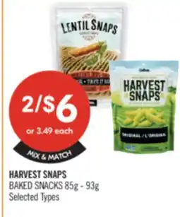 Shoppers Drug Mart HARVEST SNAPS SNACKS offer